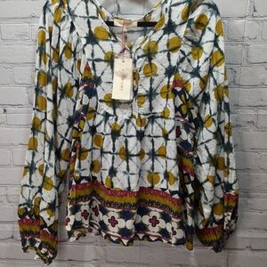 Solitaire Multicolor Patterned Blouse